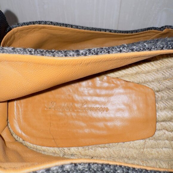 Ralph Lauren Charcoal Espadrilles - Picture 10 of 10